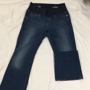Gap maternity underbelly bootcut jeans
